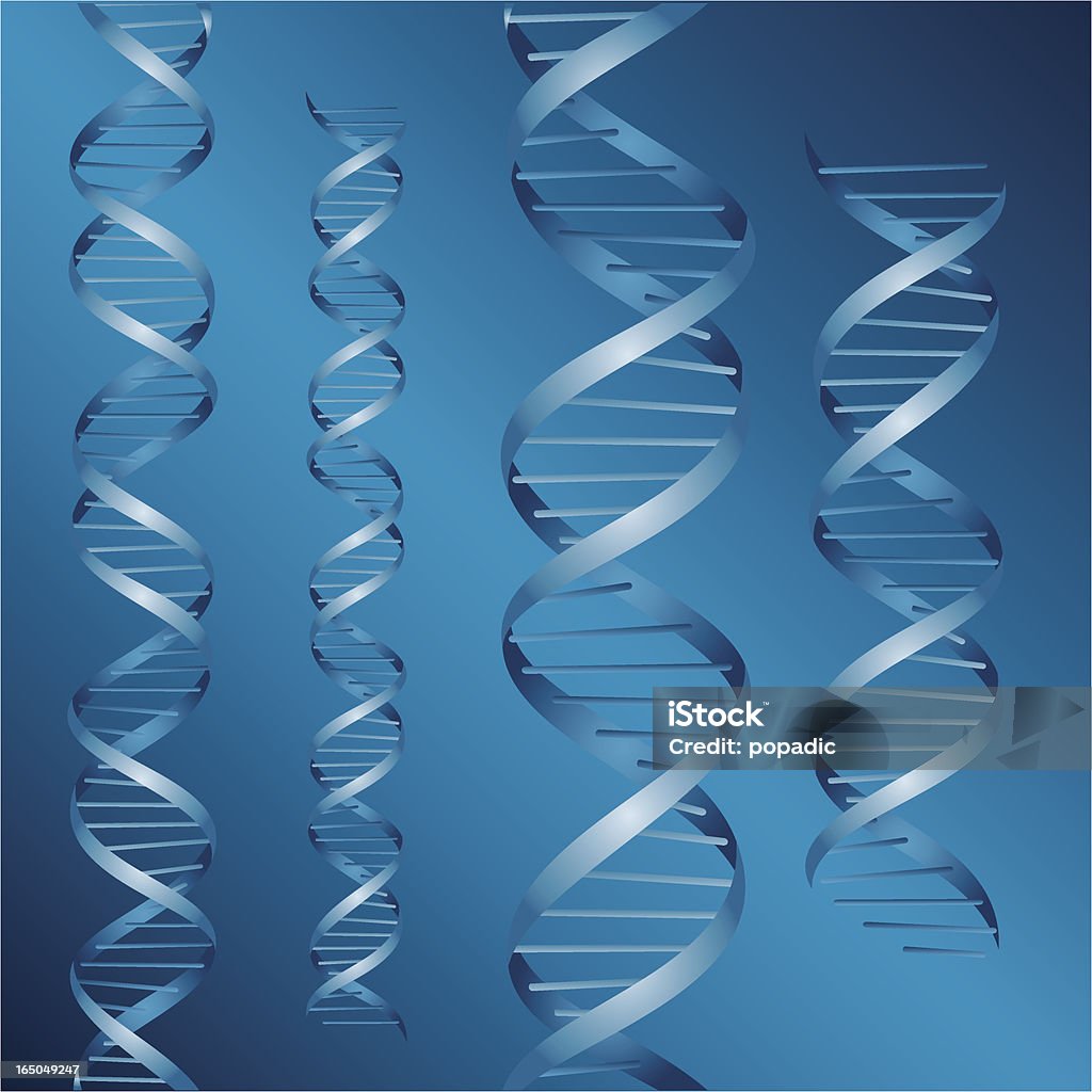 ADN brins illustration - clipart vectoriel de ADN libre de droits
