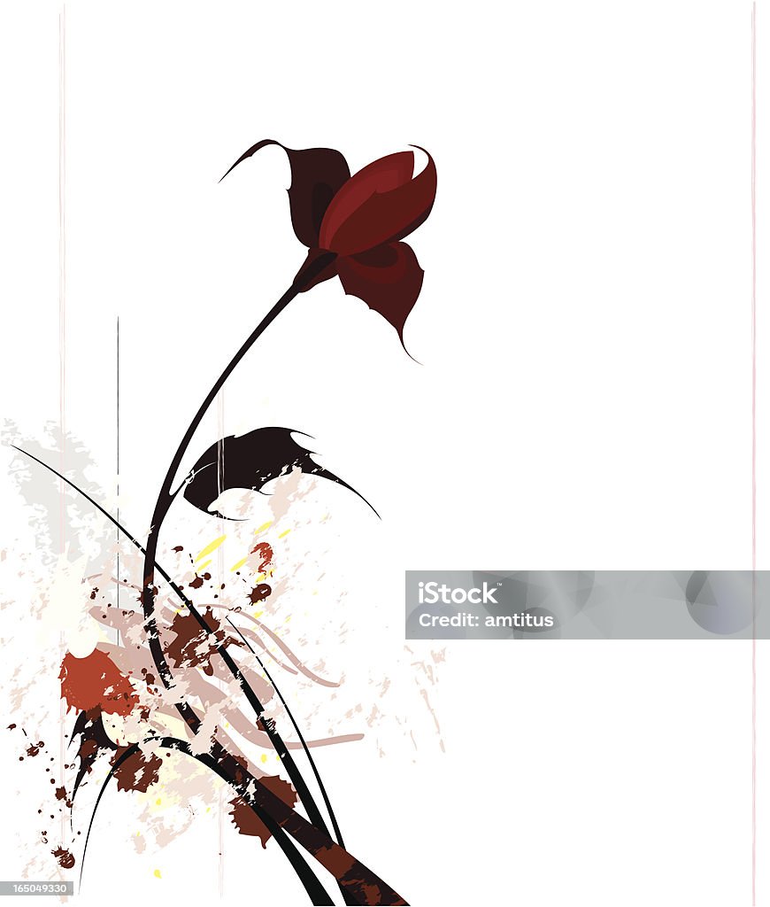 Абстрактный цветок - Векторная графика Абстрактный роялти-фри
