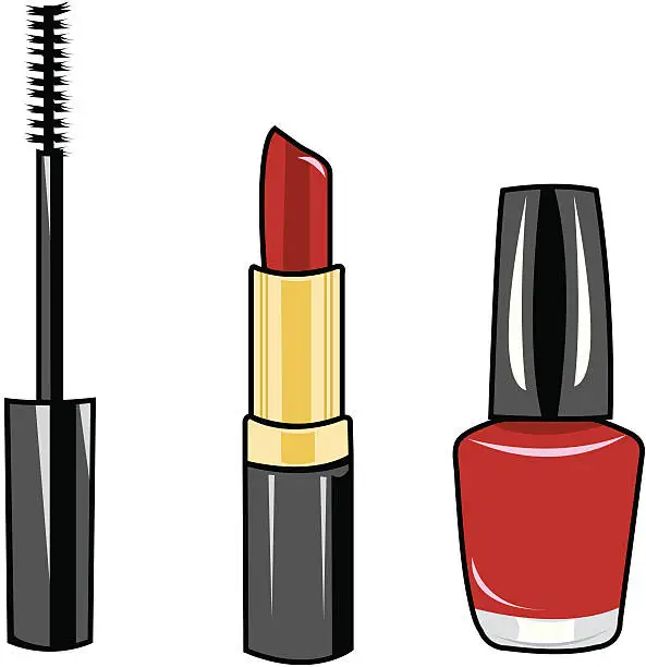 Vector illustration of Make-up