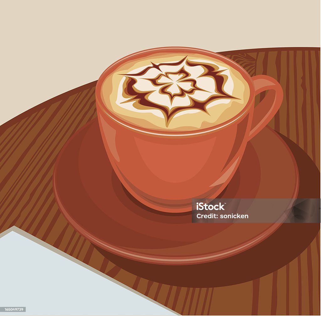 "art Café" - clipart vectoriel de Chocolat chaud libre de droits