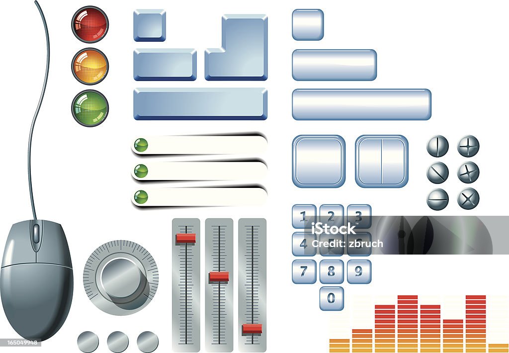 Buttons Beauty stock vector Buttons Beauty stock vector