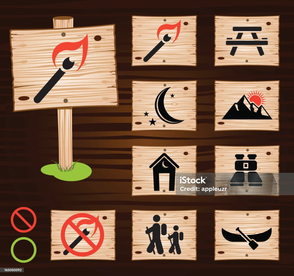 Take A Hike Swap wood slats to create your own sign Outhouse stock vector