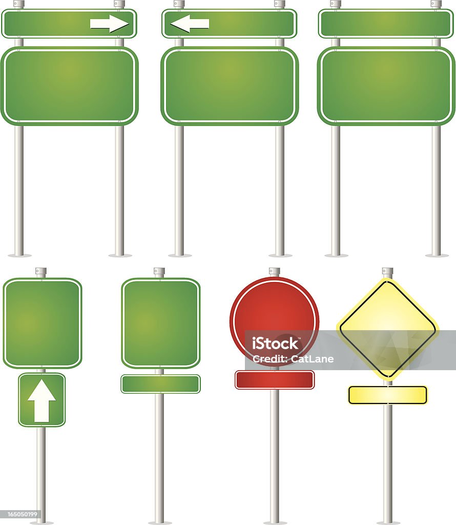 Traffic Sign leere - Lizenzfrei Illustration Vektorgrafik