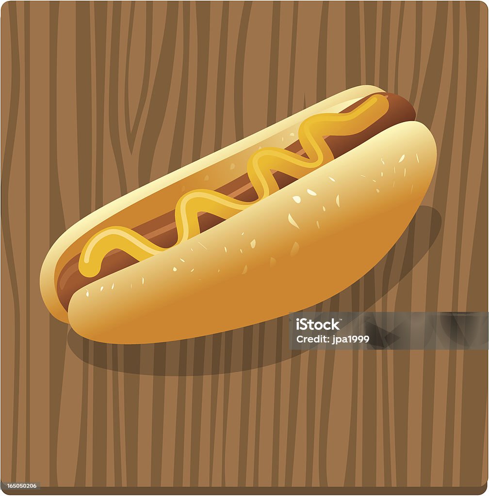 hot dog - Grafika wektorowa royalty-free (Barbecue)