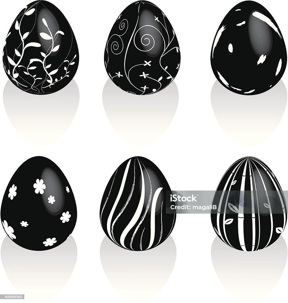Wielkanoc jajka - Grafika wektorowa royalty-free (Bez ludzi)