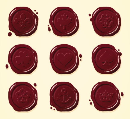 Wax Seals of Various Designs