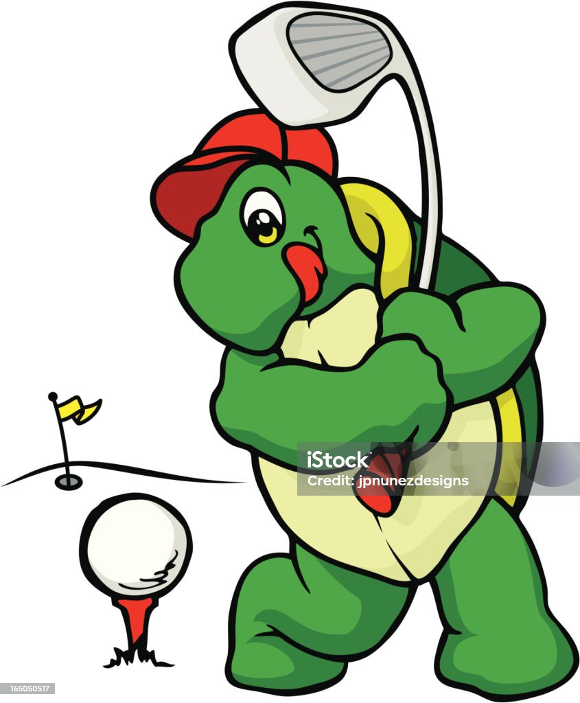 Turtle From Rango Golf Turtle Golfing Stock Illustration - Download Image Now - Golf, Animal ...