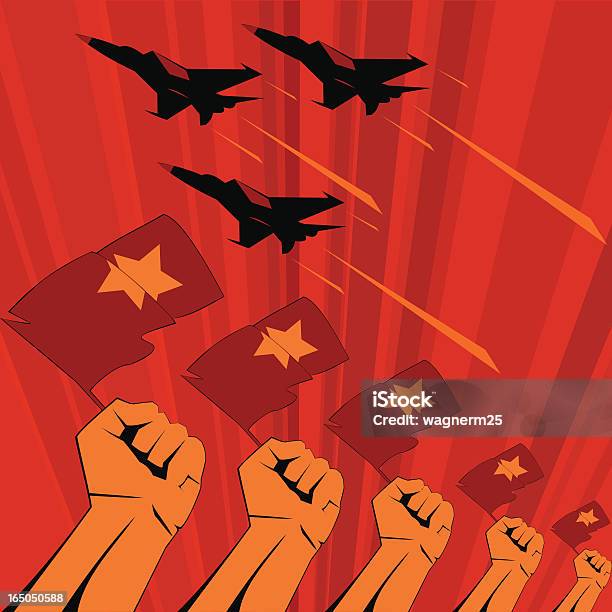 Soviet Era Propaganda Poster Style Stock Illustration - Download Image Now - Cold War, Former Soviet Union, Russia