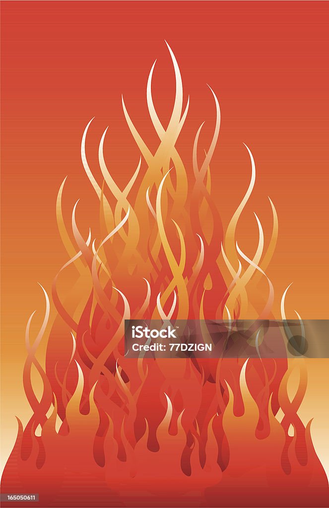 レッドの炎 - イラストレーションのロイヤリティフリーベクトルアート