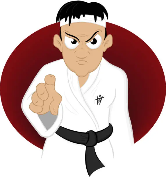 Vector illustration of Maa Kung Fuuu is Better Than Yours