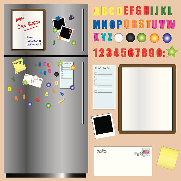 Fridge magnets Series - II Various fridge magnets. Package includes ai, eps, and high resolution jpeg files. If you like this file, you may also find the following file useful as well: number magnet stock illustrations