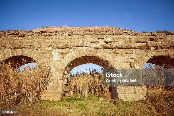 Się Rzymski Akwedukt W Parco Degli Acquedotti - zdjęcia stockowe i więcej obrazów Akwedukt - Akwedukt, Architektura, Europa - Lokalizacja geograficzna