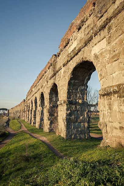 istock The Roman Aqueduct at Parco degli Acquedotti 165051721