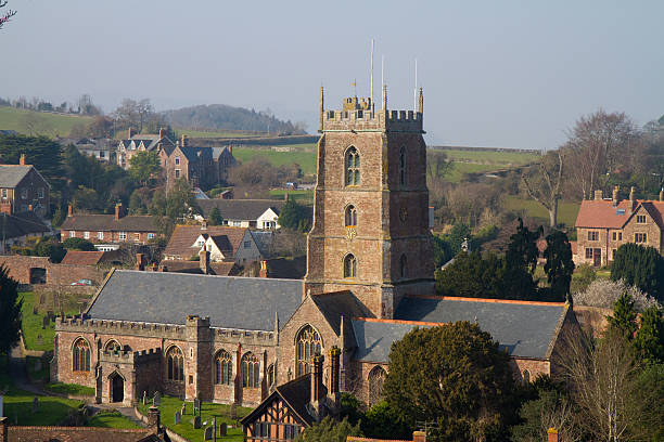 istock Dunster Church Somerset England 165053108