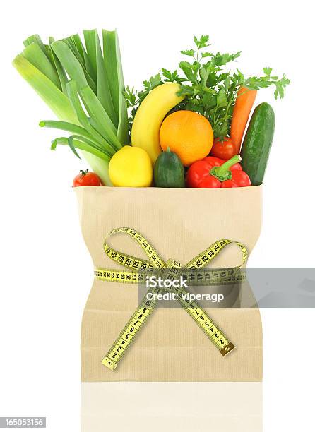 Healthy Diet Stock Photo - Download Image Now - Healthy Eating, Tape Measure, Concepts
