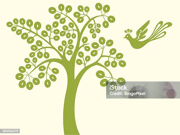 Magic Tree Birdie Stock Illustration - Download Image Now - Tree, Art Deco, Leaf