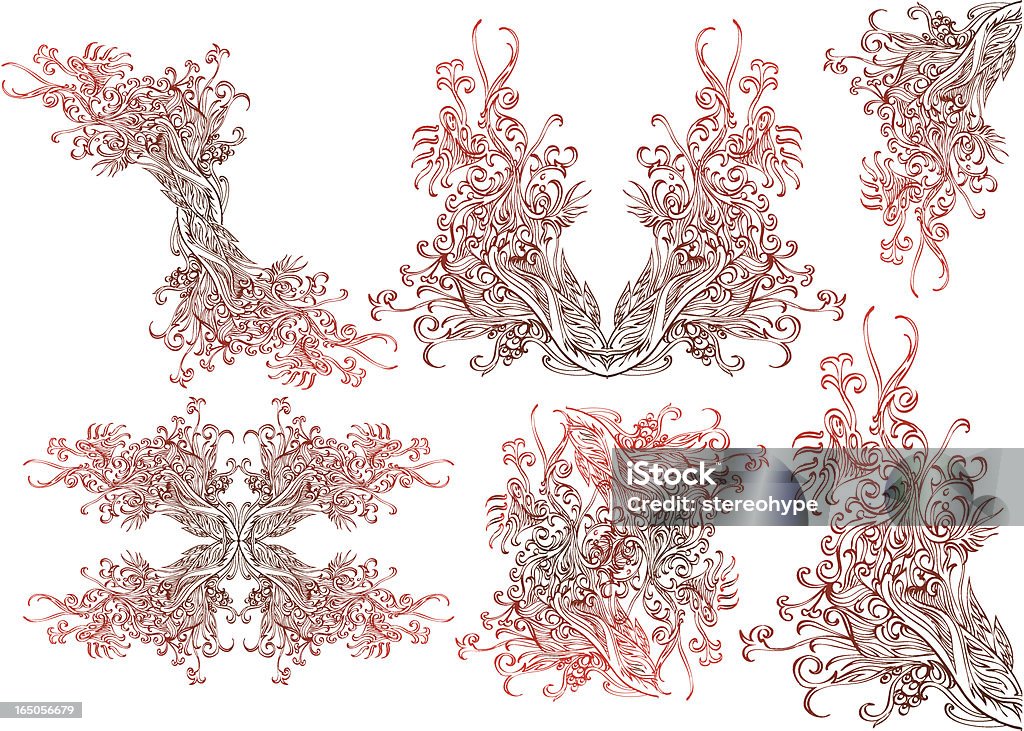 fancy de décorations - clipart vectoriel de Abstrait libre de droits