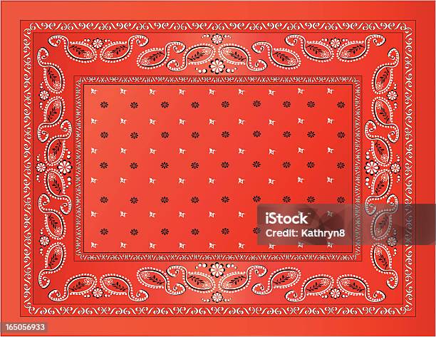 Red Bandanna Stock Illustration - Download Image Now - Bandana, Pattern, Red