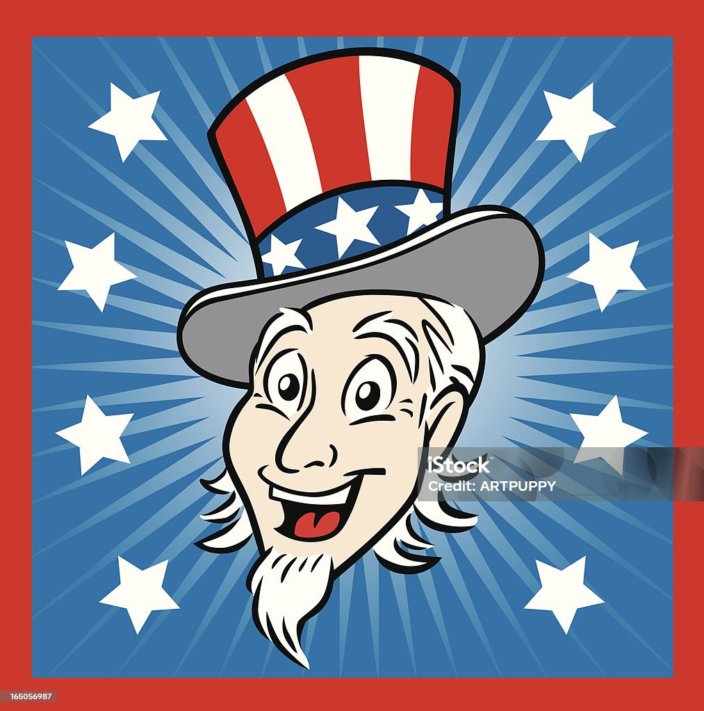 Uncle Sam - Lizenzfrei Uncle Sam Vektorgrafik