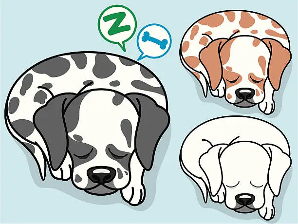 Vector illustration of Dog Cartoon