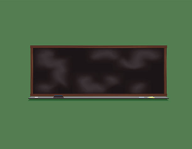 School Chalk Board vector art illustration