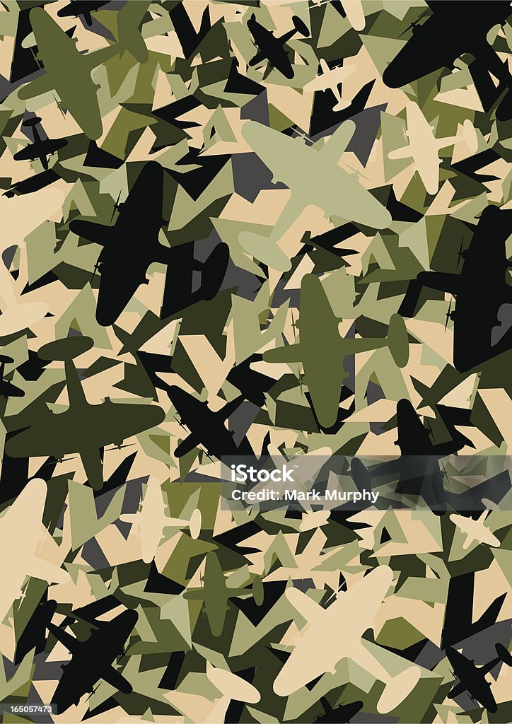Warplane Army Camouflage Repeat Pattern Warplane Army Camouflage Repeat Pattern. Adult stock vector