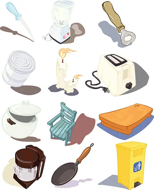 Vector illustration of Useful Objects