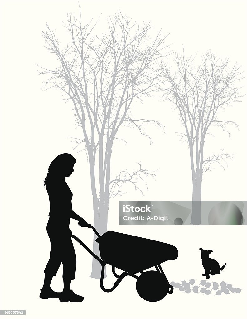 AutumnChores - arte vectorial de Adulto libre de derechos