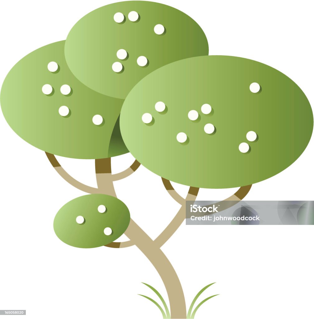 Pretty Simple Tree Simple Tree Stock Illustration - Download Image Now - Blossom, Branch ...