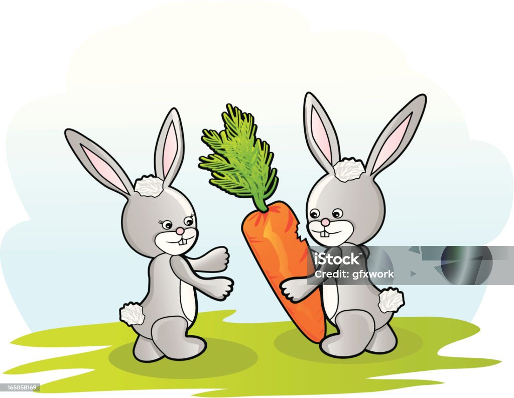 Friend Rabbit Art Friendship Stock Illustration - Download Image Now - Adult, Animal ...