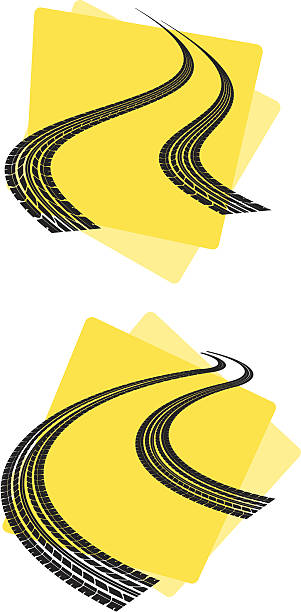 super race tracks skid mark designs tire skid marks stock illustrations