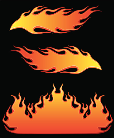 hot rod flame elements