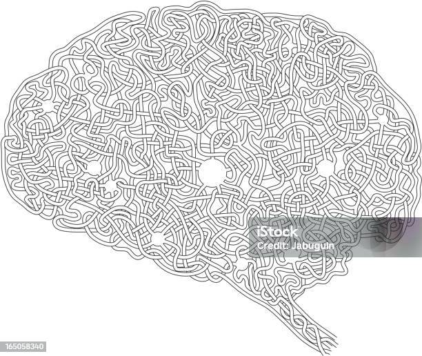 Brain Labyrinth Stock Illustration - Download Image Now - Brain, Connection, Origins