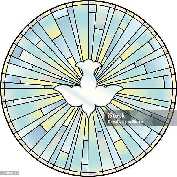 Vetores de Espírito Santo Vitral e mais imagens de Vitral - Vitral, Espiritualidade, Religião