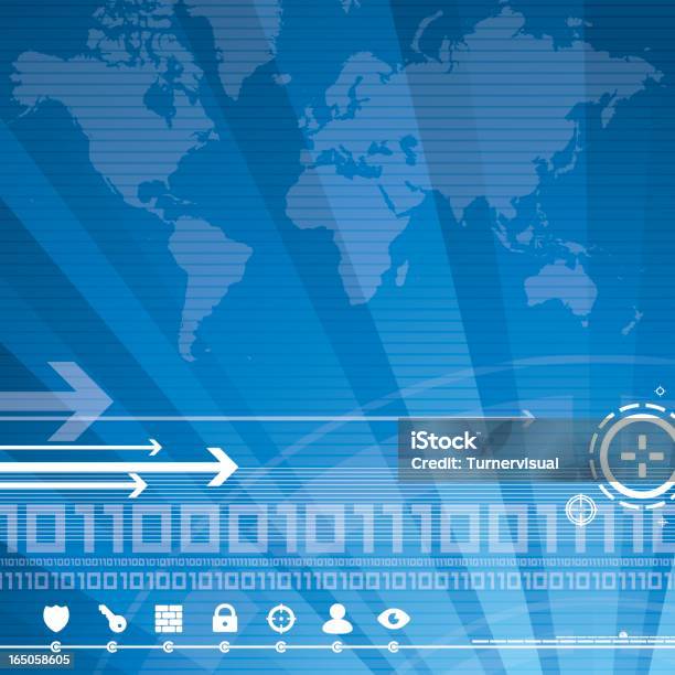 Astratto Di Sicurezza Internet - Immagini vettoriali stock e altre immagini di Astratto - Astratto, Bianco, Blu