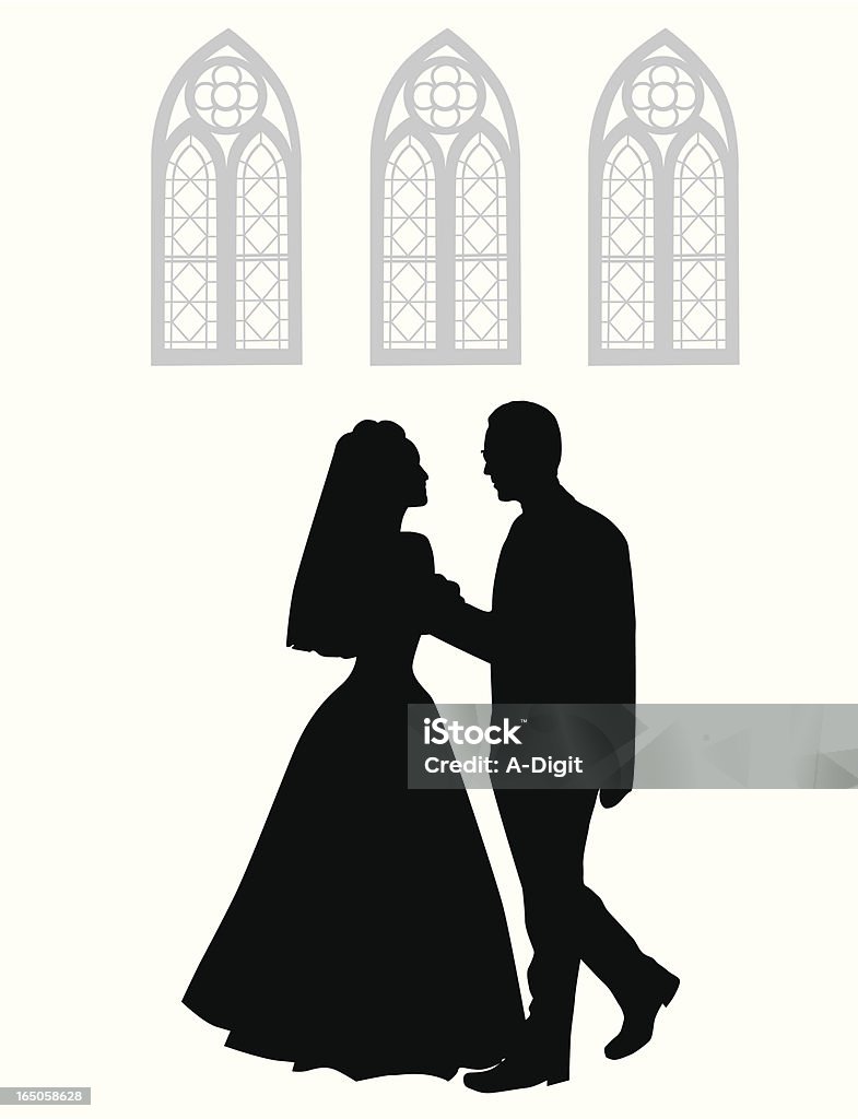 WeddingDay - Royalty-free Vitral arte vetorial