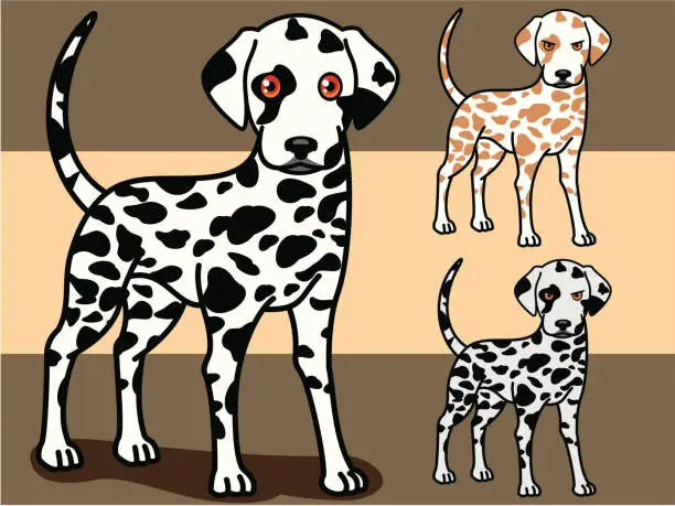 Vector illustration of Dog Cartoon