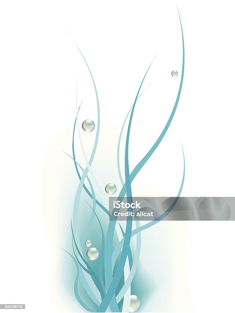 Meerjungfrau s Sea Grass - Lizenzfrei Meer Vektorgrafik