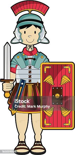 Roman 병정 배경기술 없습니다 로마 군대의 백부장에 대한 스톡 벡터 아트 및 기타 이미지 - 로마 군대의 백부장, 만화, 치마