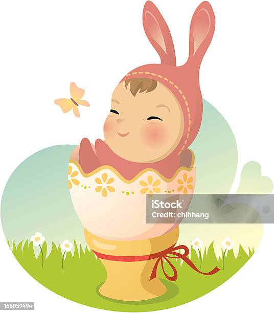 Baby Bunny Stock Illustration - Download Image Now - Easter, Girls, Stage Costume