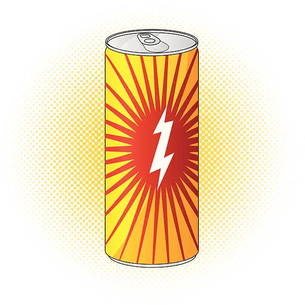 Vector illustration of energy drink