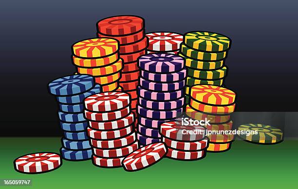 Gamblingchips 도박에 대한 스톡 벡터 아트 및 기타 이미지 - 도박, 탁자, 개념