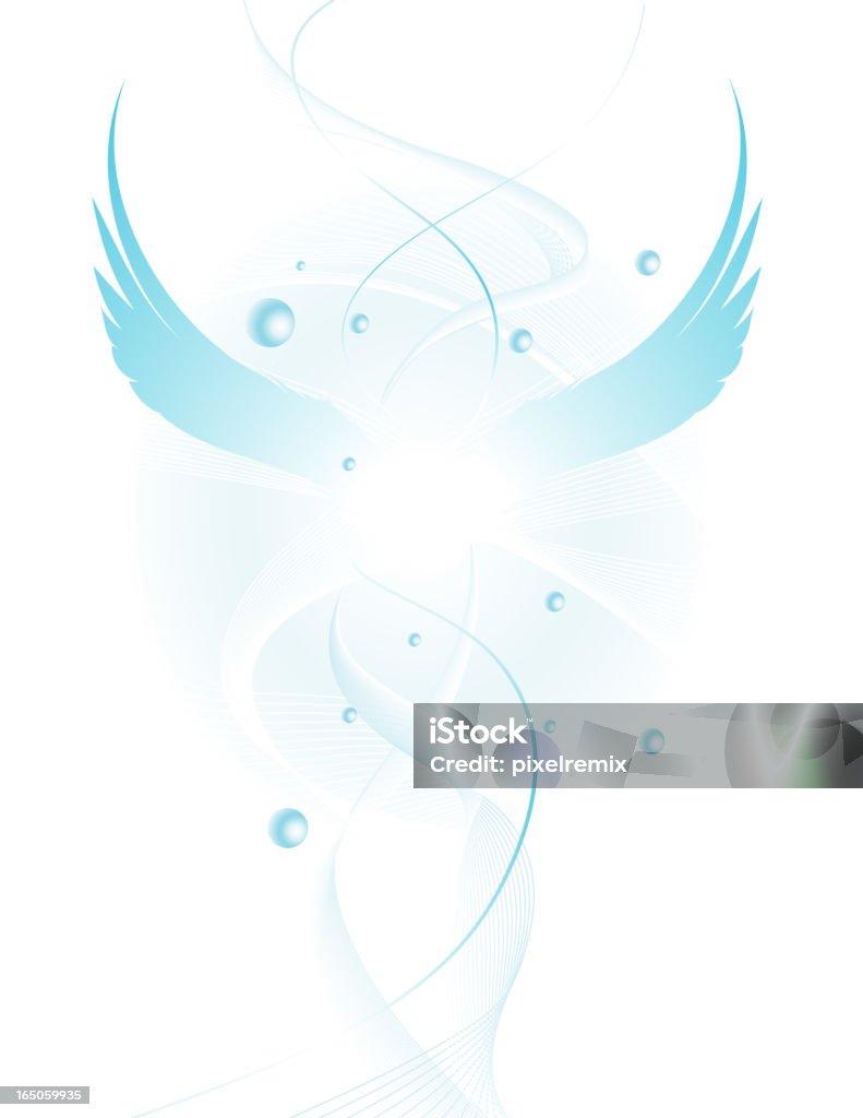 Ángel alas 2 - arte vectorial de Abstracto libre de derechos
