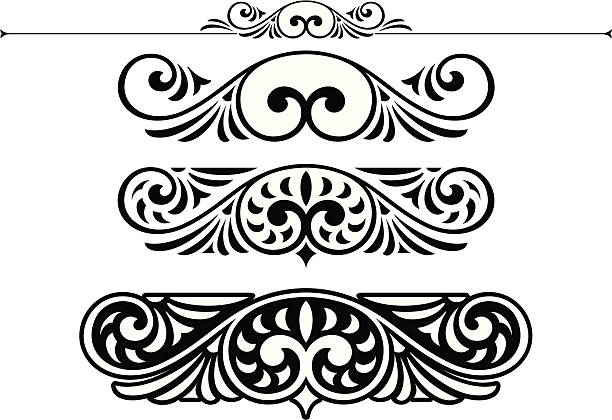 ilustraciones, imágenes clip art, dibujos animados e iconos de stock de centro de diseño - celtic culture frame art nouveau victorian style