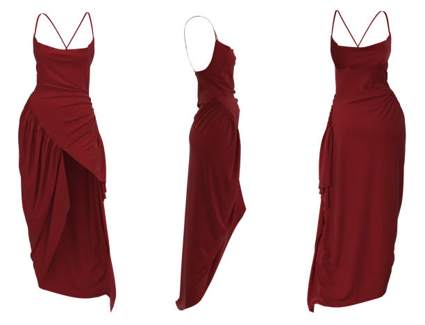 istock Red Elegant Dress 1650600884
