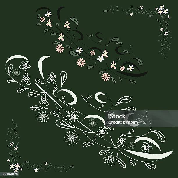 Floral Ornament Stock Illustration - Download Image Now - Abstract, Abstract Backgrounds, Angle