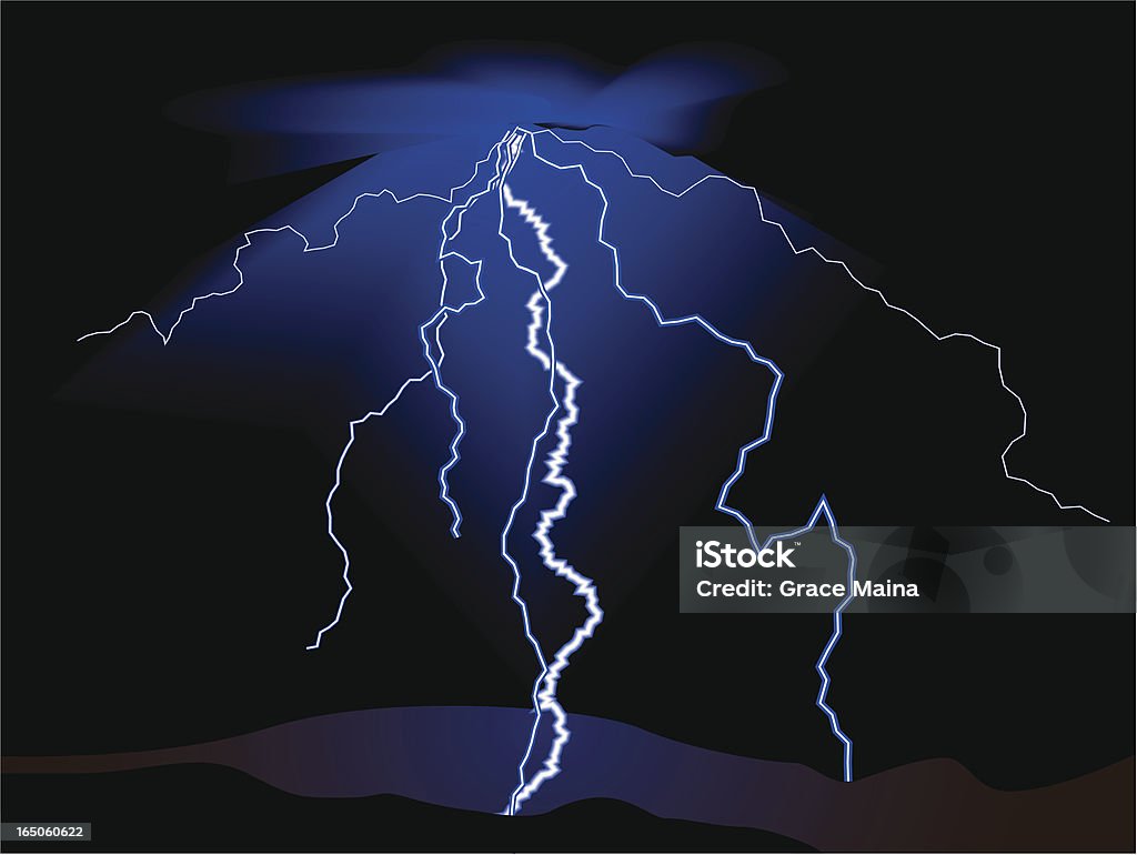 Lightning-VECTOR - Royalty-free Acender arte vetorial