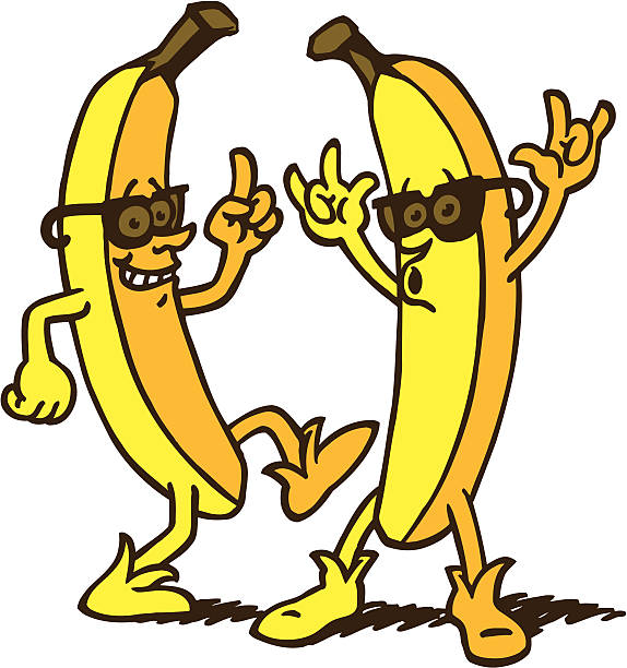 Cool Banana's vector art illustration