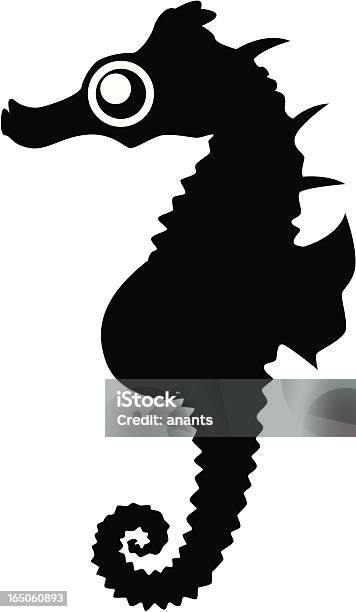 Wektor Seahorse - Stockowe grafiki wektorowe i więcej obrazów Bez ludzi - Bez ludzi, Czarny kolor, Fajny