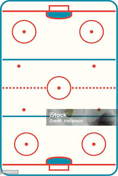 Hokej Rink - Stockowe grafiki wektorowe i więcej obrazów Bez ludzi - Bez ludzi, Grafika wektorowa, Hokej na lodzie
